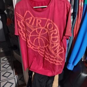 Jordan Red Short Sleeve Tee